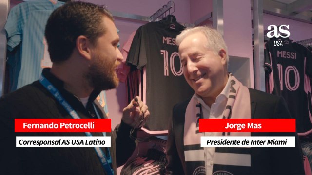 Jorge Mas sueña con enfrentar al Real Madrid en el Mundial de Clubes.