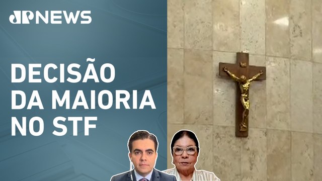 Símbolos religiosos serão mantidos em órgãos públicos; Vilela e Dora Kramer comentam