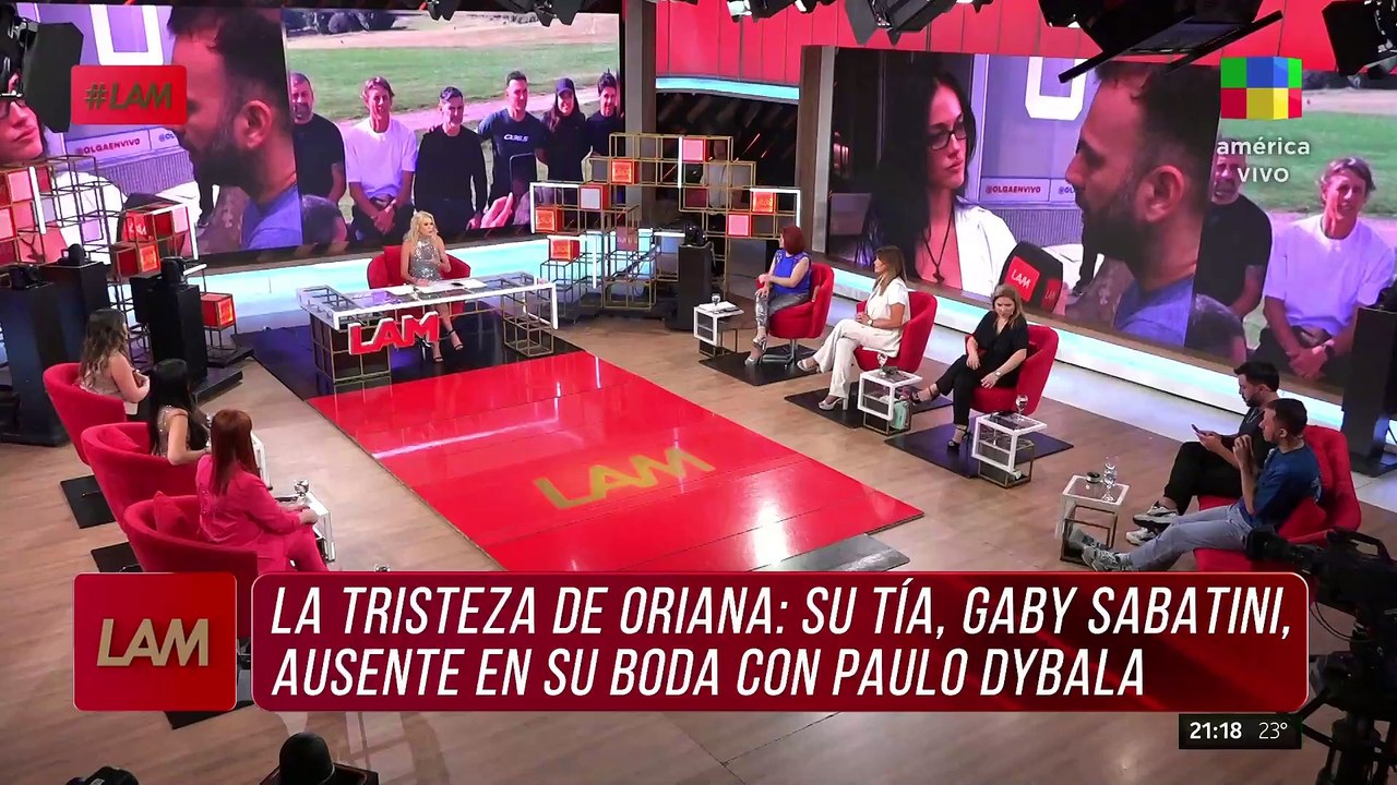 📢 Oriana Sabatini y la TRISTEZA por la ausencia de su tía Gabriela Sabatini en su boda