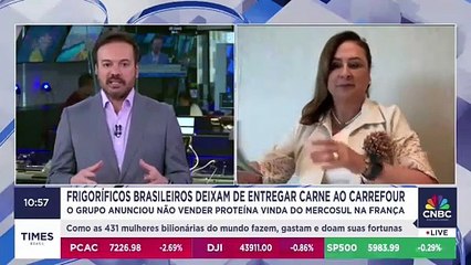 Kátia Abreu fala sobre frigoríficos brasileiros deixarem de entregar carne ao Carrefour trimmed