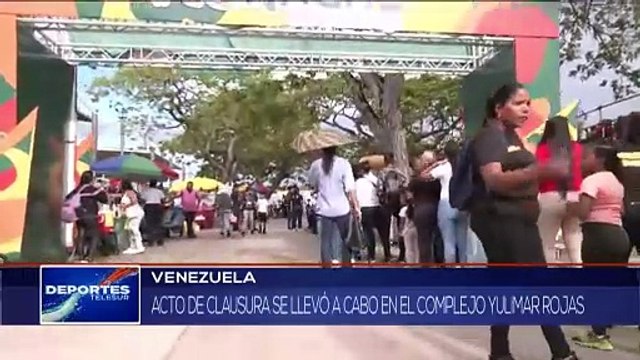 Yulimar Rojas en la clausura de los XXI Juegos Nacionales DEPORTES TELESUR 25-11-2024