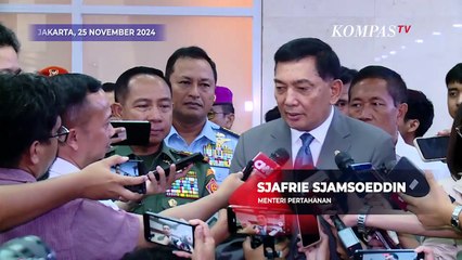 Respons Menhan Sjafrie Sjamsoeddin Terkait TNI Ikut Berantas Judi Online