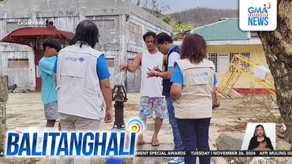 Ilang water sources sa mga lugar na nasalanta ng bagyo, nagpositibo sa e. coli bacteria | Balitanghali