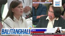 VP Duterte at ilang kongresista, nagkainitan sa pagdinig tungkol sa confidential funds ng OVP at DepEd | Balitanghali