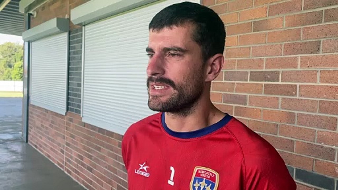 Jets keeper Ryan Scott, Newcastle Herald, November 26, 2024