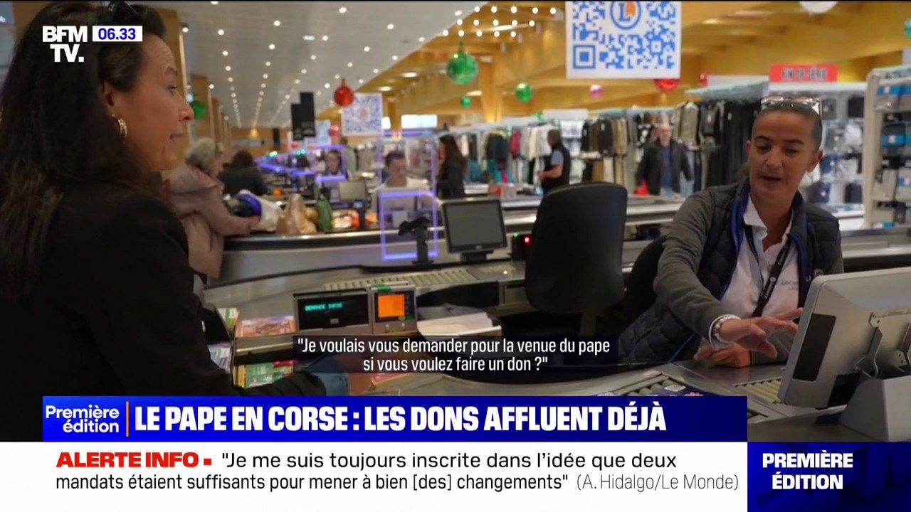 Venue du pape François en Corse: le diocèse d’Ajaccio récolte des dons jusque dans les supermarchés