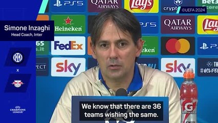 'This is our hope' - Inzaghi on Inter's desire to reach UCL final