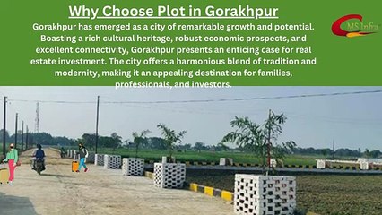 Book your plot in Gorakhpur with approved loan  and EMI today!