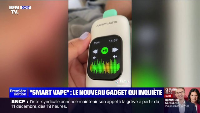 Smart vape : cette nouvelle cigarette électronique qui risque de rendre les ados accros