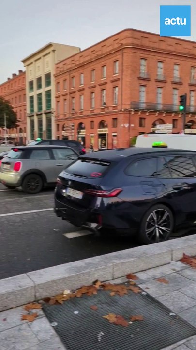 Mobilisation des taxis à Toulouse, mardi 26 novembre