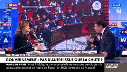 Christian Estrosi : «Faire tomber Barnier, c'est faire trébucher la France»