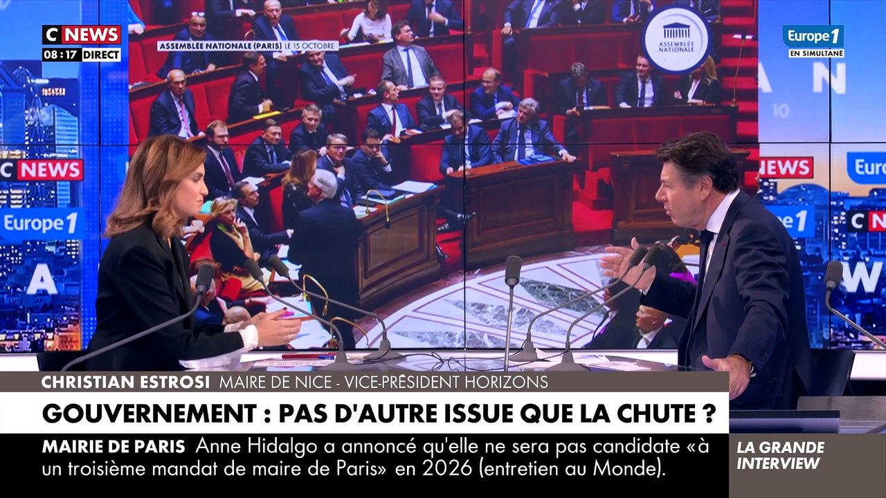 Christian Estrosi : «Faire tomber Barnier, c'est faire trébucher la France»