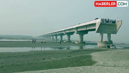 Hindistan'da bir araç tamamlanmamış köprüden düştü: 3 ölü
