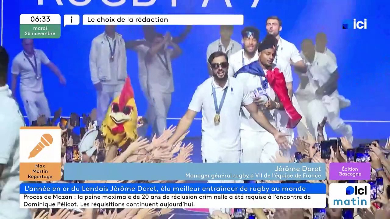 26/11/2024 - ICI Matin France Bleu Gascogne en vidéo