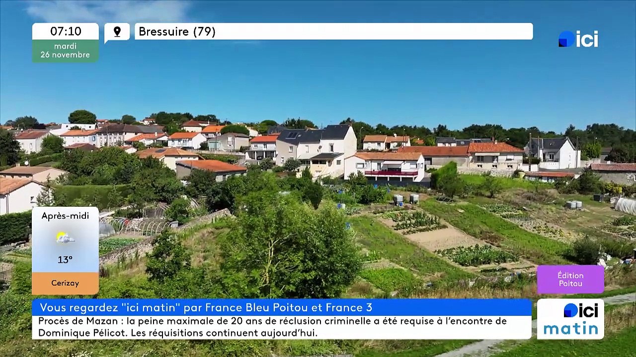 26/11/2024 - ICI Matin France Bleu Poitou en vidéo
