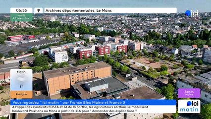26/11/2024 - ICI Matin France Bleu Maine en vidéo