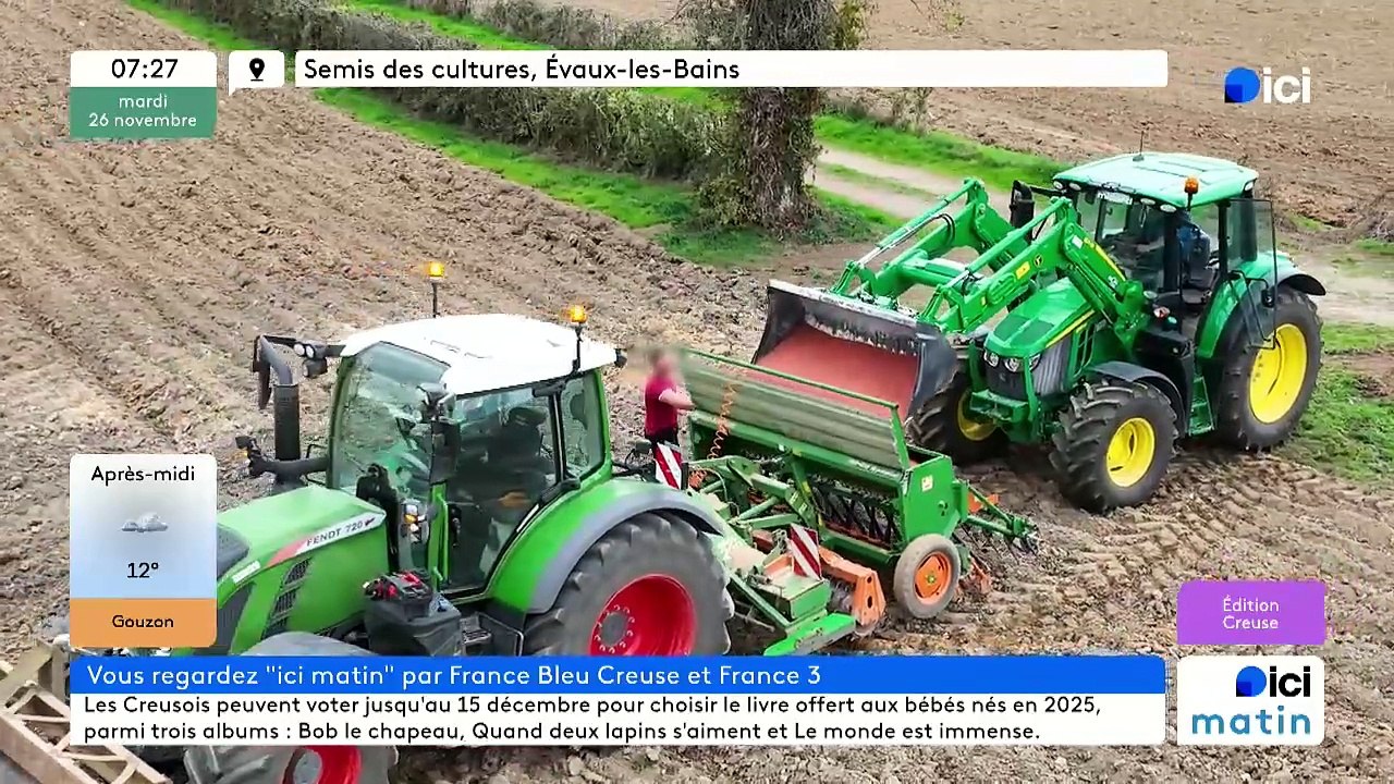 26/11/2024 - ICI Matin France Bleu Creuse en vidéo