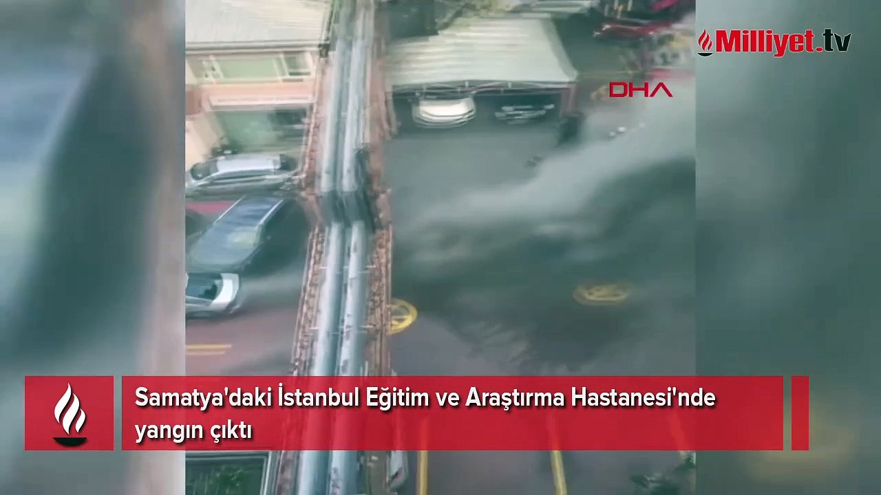 İstanbul Eğitim ve Araştırma Hastanesi'nde yangın paniği