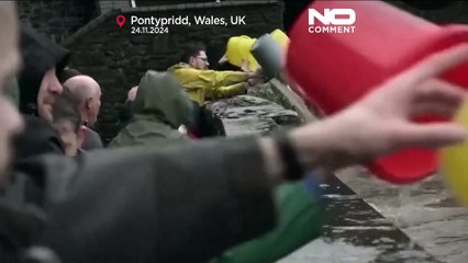 بدون تعليق: الأضرار التي سببتها العاصفة بيرت في المملكة المتحدة