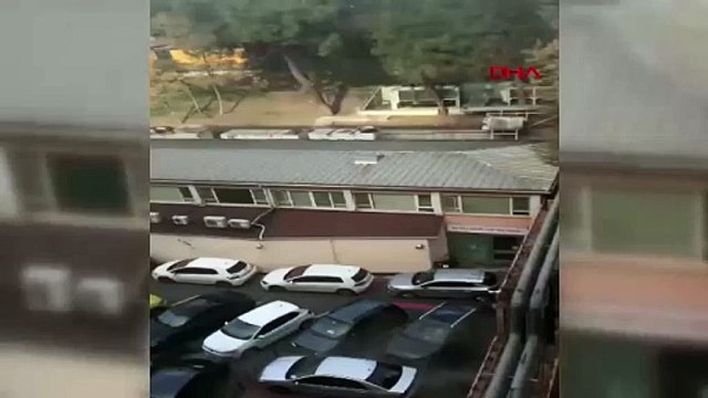 Samatya'da eğitim araştırma hastanesinde yangın çıktı