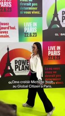 On a croisé Michelle Yeoh au Global Citizen à Paris.