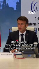 Mort de Nahel : Emmanuel Macron condamne "une situation inacceptable".