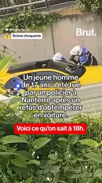 Refus d'obtempérer à Nanterre: un mineur de 17 ans tué