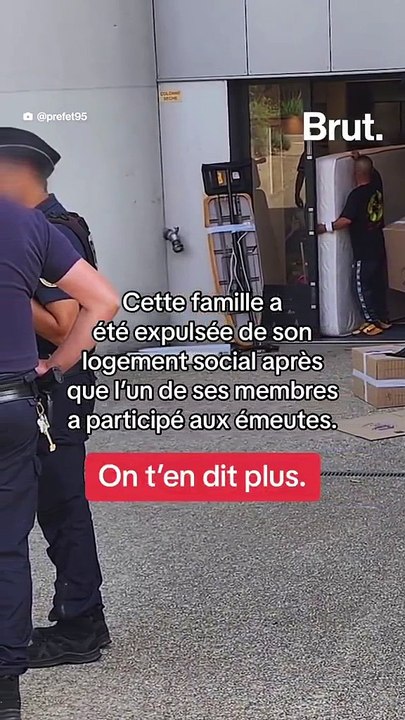 Cette famille a été expulsée de son logement social après que l’un de ses membres a participé aux émeutes.