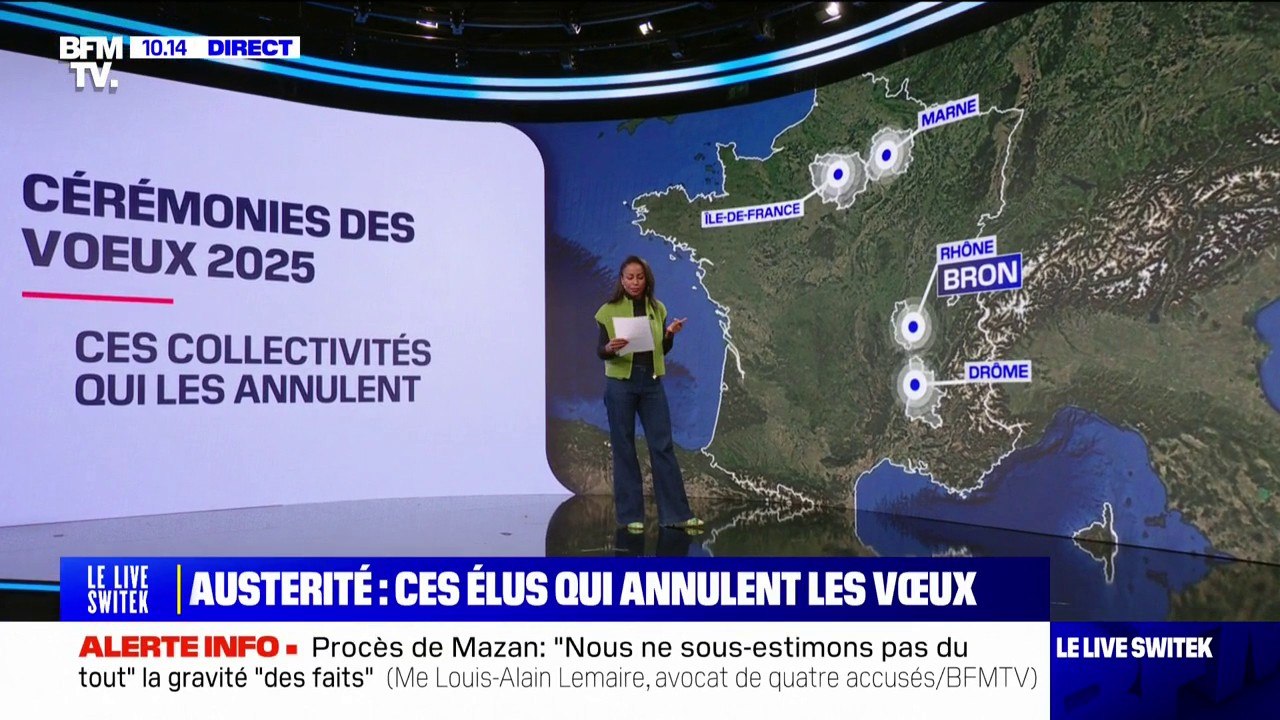 Budget 2025: ces collectivités qui renoncent à leurs cérémonies de vœux pour faire des économies