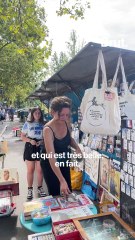 Son métier : bouquiniste sur les quais de Seine