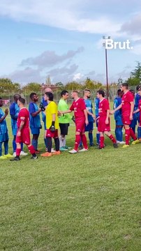 Un match avec l'US Argy, le club de foot sauvé par des migrants