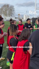 À l'entraînement avec Zoé Jean du Stade Toulousain