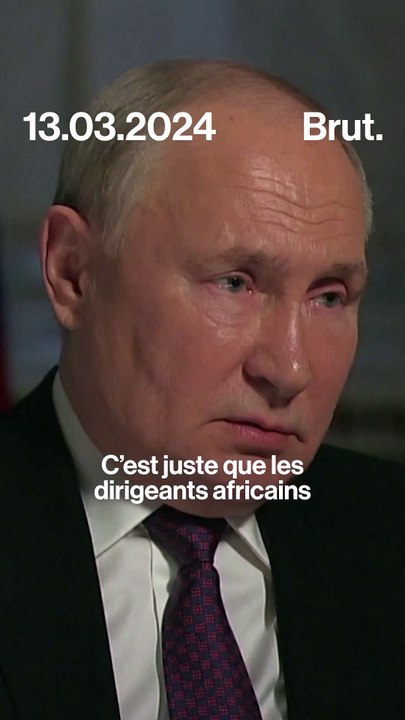 Quand Vladimir Poutine s'exprime sur la présence française en Afrique