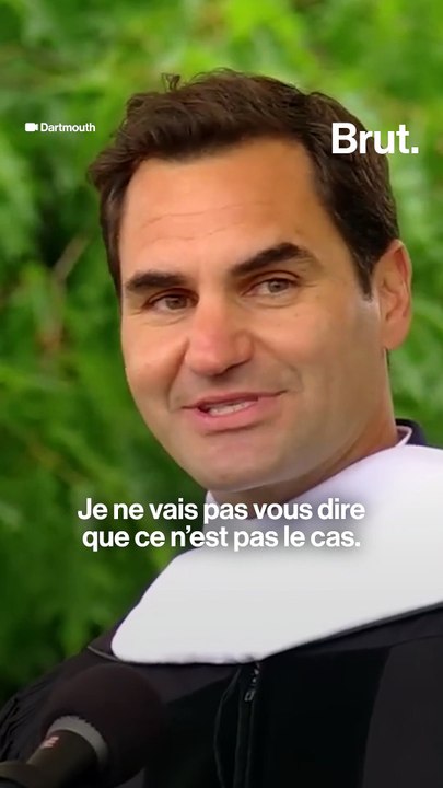 Le discours de Roger Federer devant des étudiants
