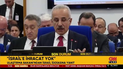 Bakan Uraloğlu: İsrail'e hiçbir ürünün ihracatına izin vermiyoruz