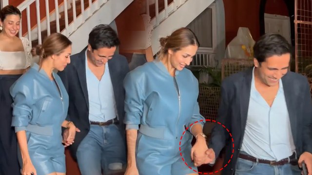 Malaika Arora Spotted Hand-In-Hand With A Man Post Dinner Date - What's Cooking?