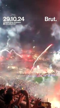 Ambiance de fou dans le stade Monumental de River Plate, à Buenos Aires