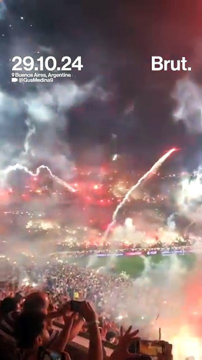 Ambiance de fou dans le stade Monumental de River Plate, à Buenos Aires