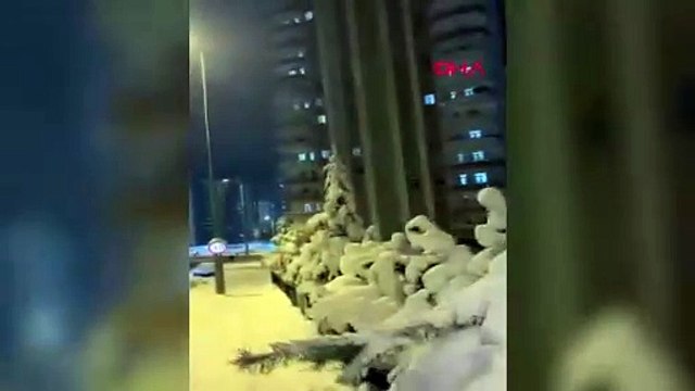 Burası ne Uludağ ne Kartalkaya... Sokak ortasında şaşırtan görüntü