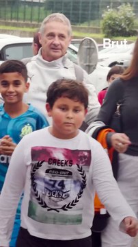 Ces enfants ont passé une journée au centre de formation de l'OM