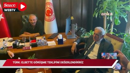 Türk: Elbette görüşme teklifini değerlendiririz, barışa katkı sunacak her eli tutar, sıkarız