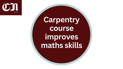 Pwllheli learners use carpentry to help with maths