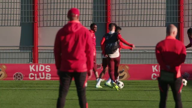 Bayern Munich train ahead of UCL clash with PSG