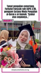 Tahniah! Qariah, aktivis kemanusiaan, penulis, pengacara, rezeki @farhatulfairuzah bergraduasi dengan ijazah kelas pertama