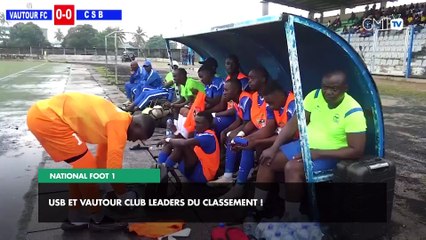 [#Reportage] National foot 1 : USB et Vautour club leaders du classement !