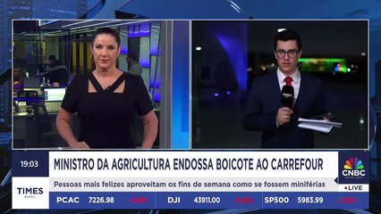 Ministro da agricultura endossa boicote ao Carrefour
