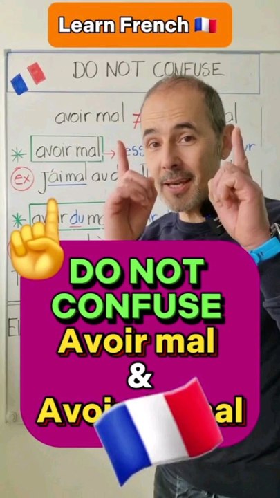 ☝️Don't confuse these two expressions in French 🇨🇵 | Learn French with Moh and Alain