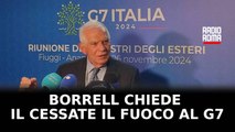 Borrell al G7: “Lavoriamo per un cessate il fuoco in Libano oggi, a Gaza la fame usata come arma”