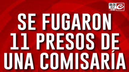 Se fugaron once presos de una comisaría de Barracas: hay policías sumariados