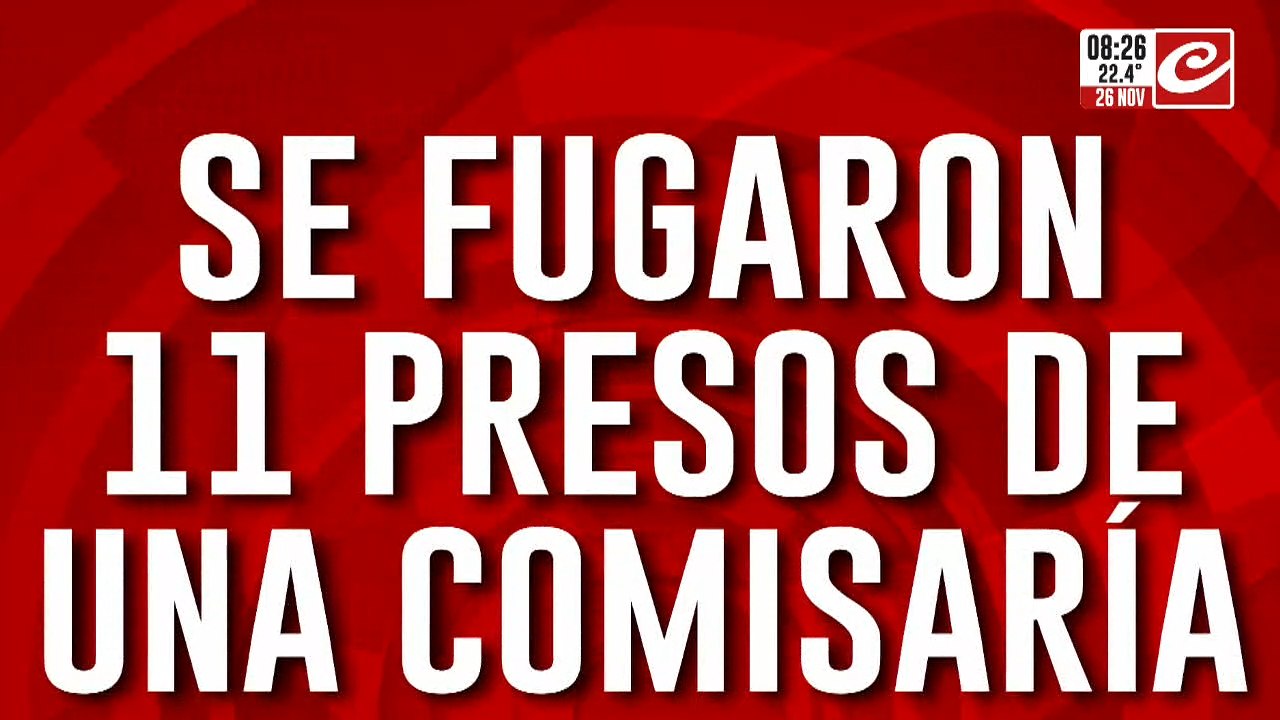 Se fugaron once presos de una comisaría de Barracas: hay policías sumariados